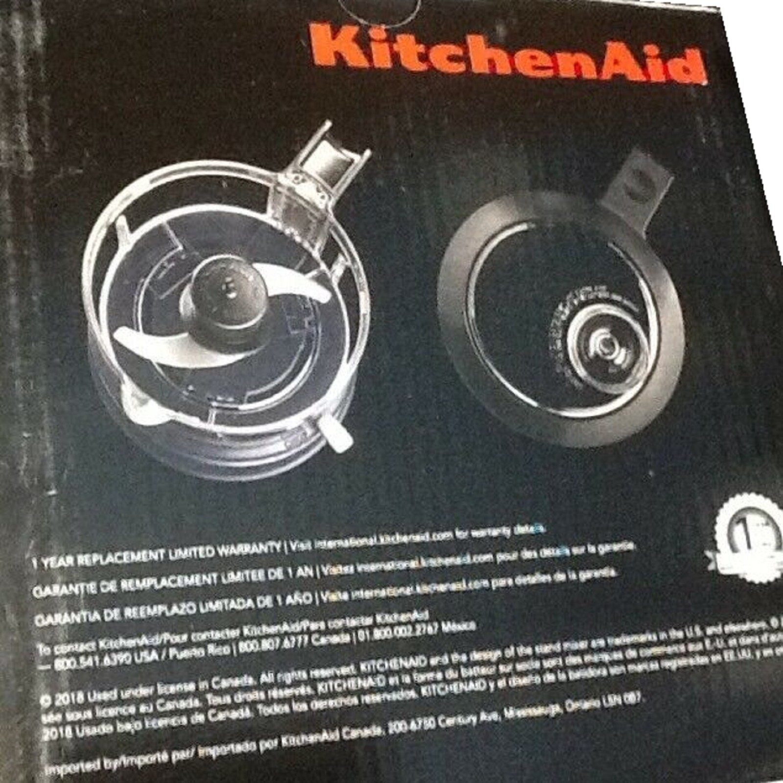 new in box INK BLUE KitchenAid 3.5-Cup Food Chopper a.k.a. Processor KFC3516IB