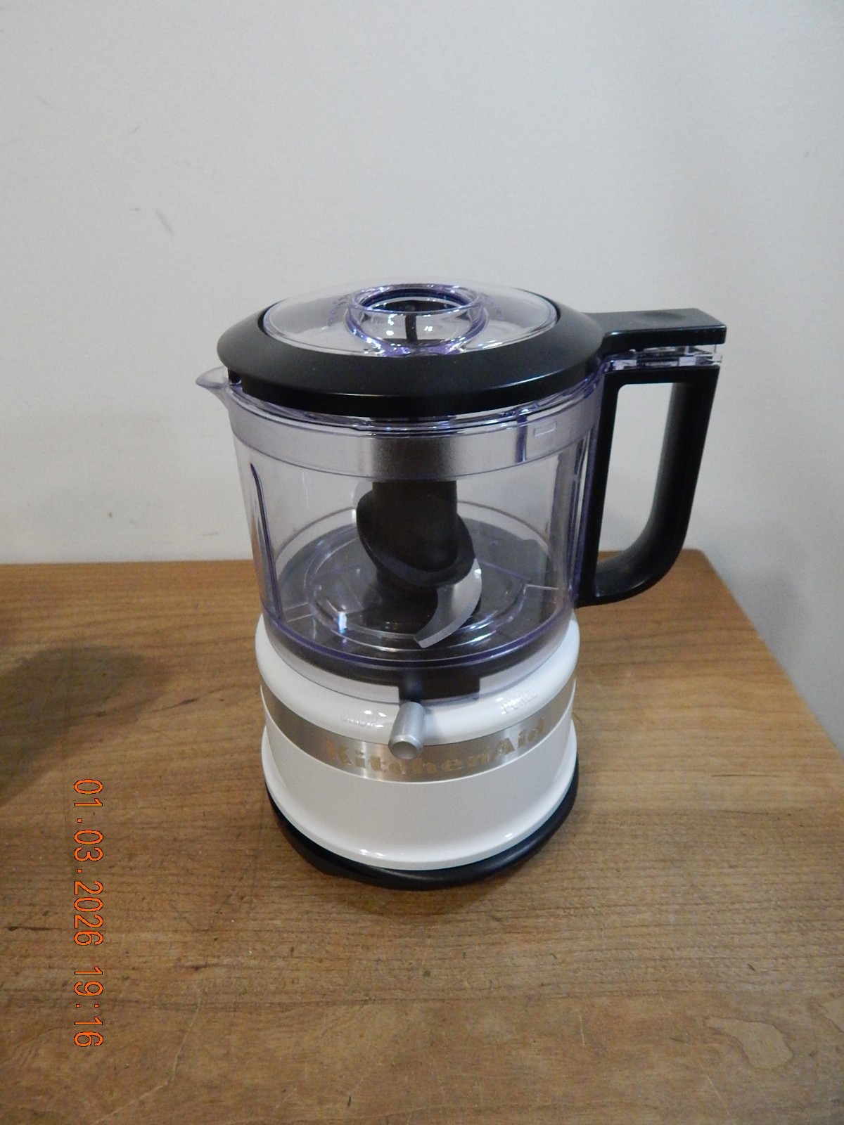 KitchenAid Corded 3.5 Cup Food Chopper, KFC3516WH, White