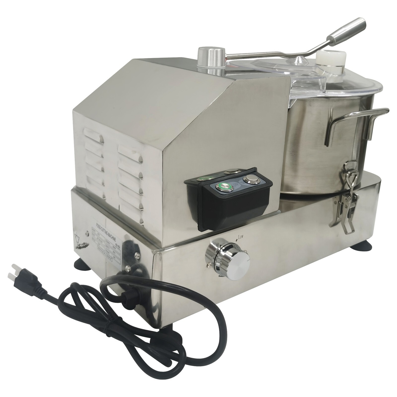 Electric Meat Grinder Vegetable Shredder Stuffing Mixer Food Processor 6L-USED