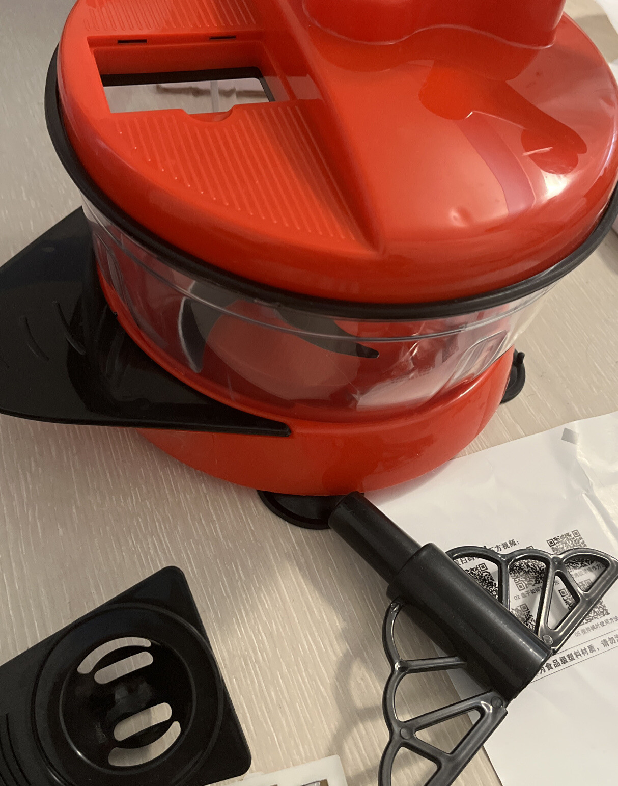 Household Multi-function Manual Blender Food Processor Cutter Meat Grinder.