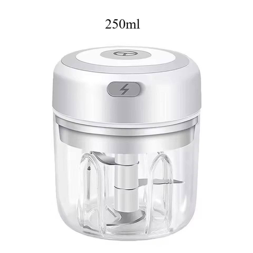 Mini Food Chopper Electric Processor Blender Glass Mixer Garlic Spices Grinder