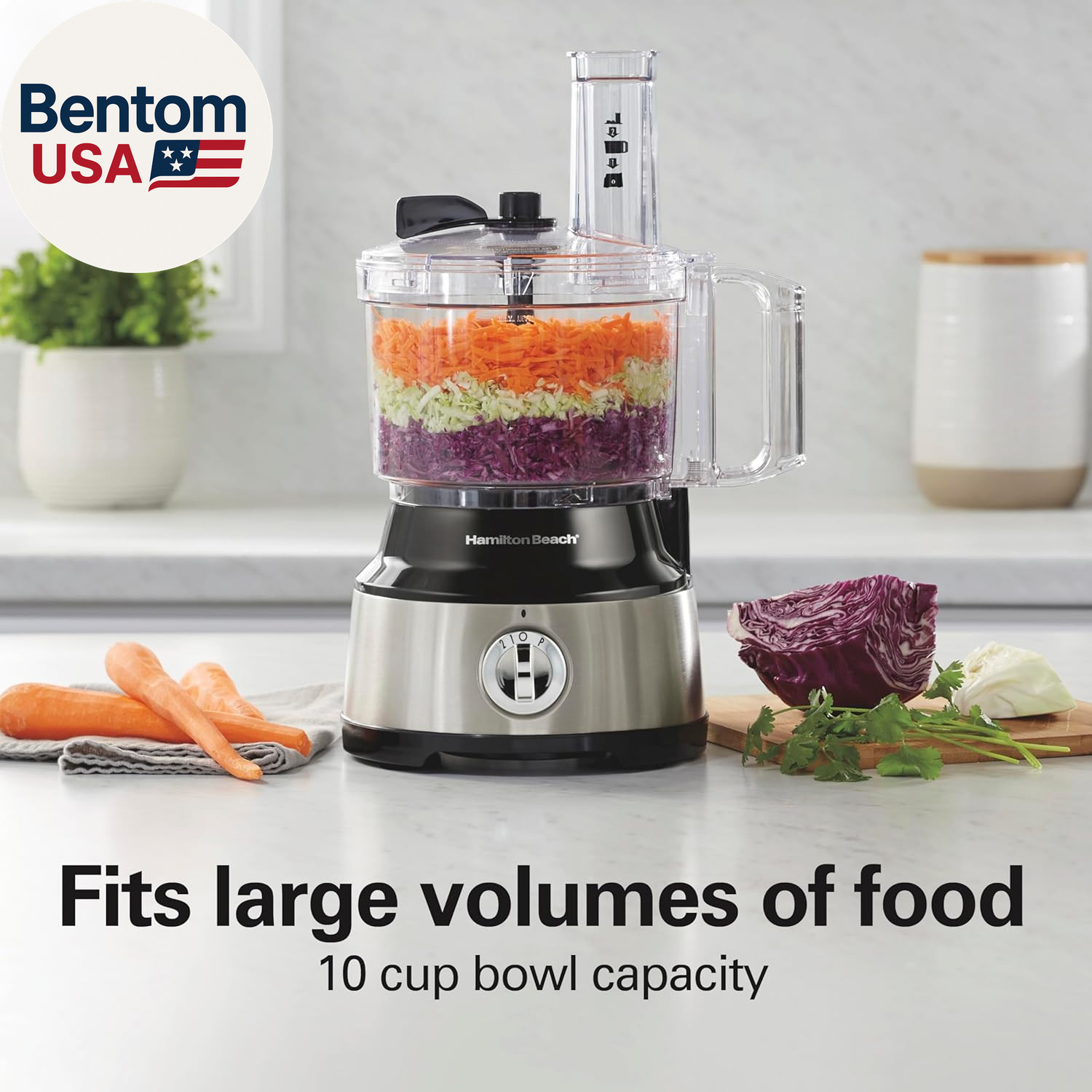 Food Processor & Vegetable Chopper for Slicing, Shredding, Mincing, and Puree, 1