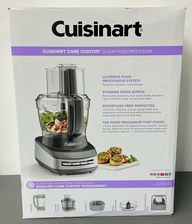 Cuisinart Core Custom 13-Cup Food Processor • Chop, Puree, Shred, Slice & More