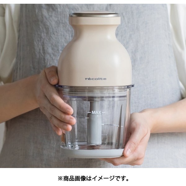 NEW! recolte RCP-7 Cordless Capsule Cutter Bonne Chopper Cream White COOKING