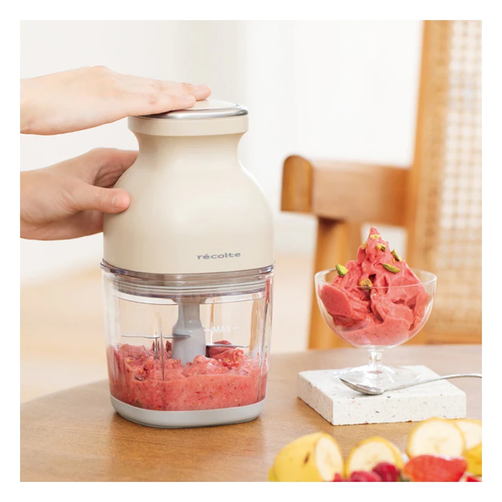 Recolte Cordless Capsule Cutter Bonne RCP-7 Cream White 8 roles in 1 machine NEW