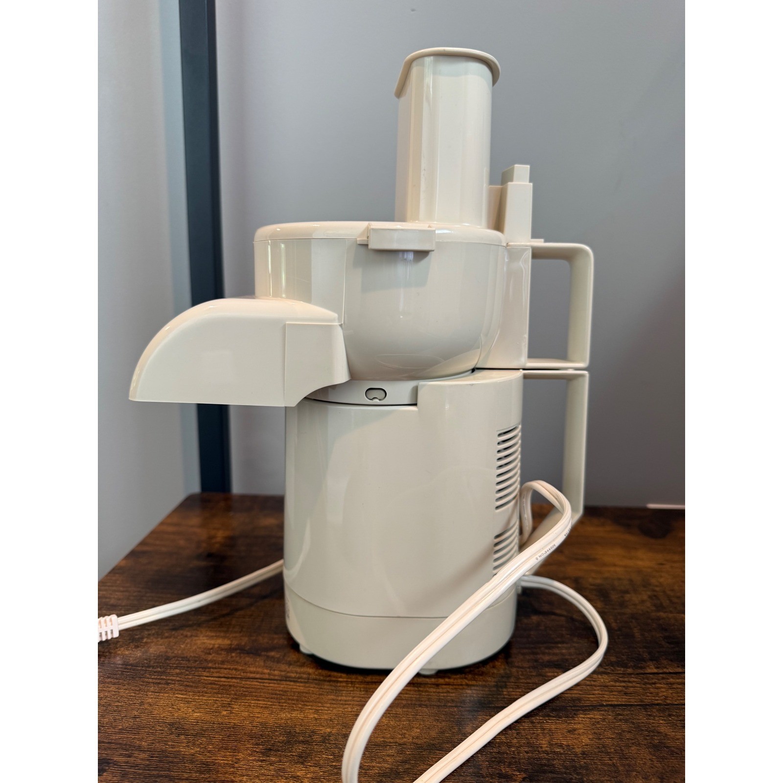West Bend High Performance Food Processor Model 6500-1 Almond 500W Vintage Retro