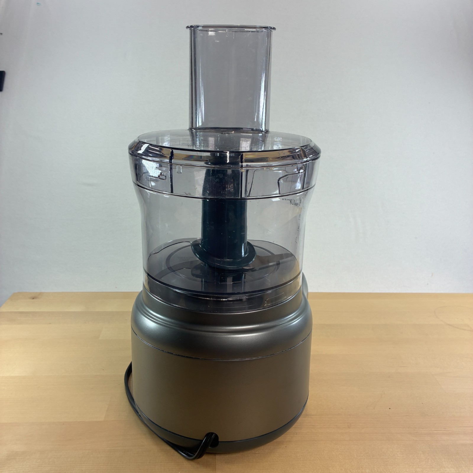 Cuisinart 8 Cup Food Processor Gunmetal 350W Vegetable Chopper Slicer FP-8GMP1