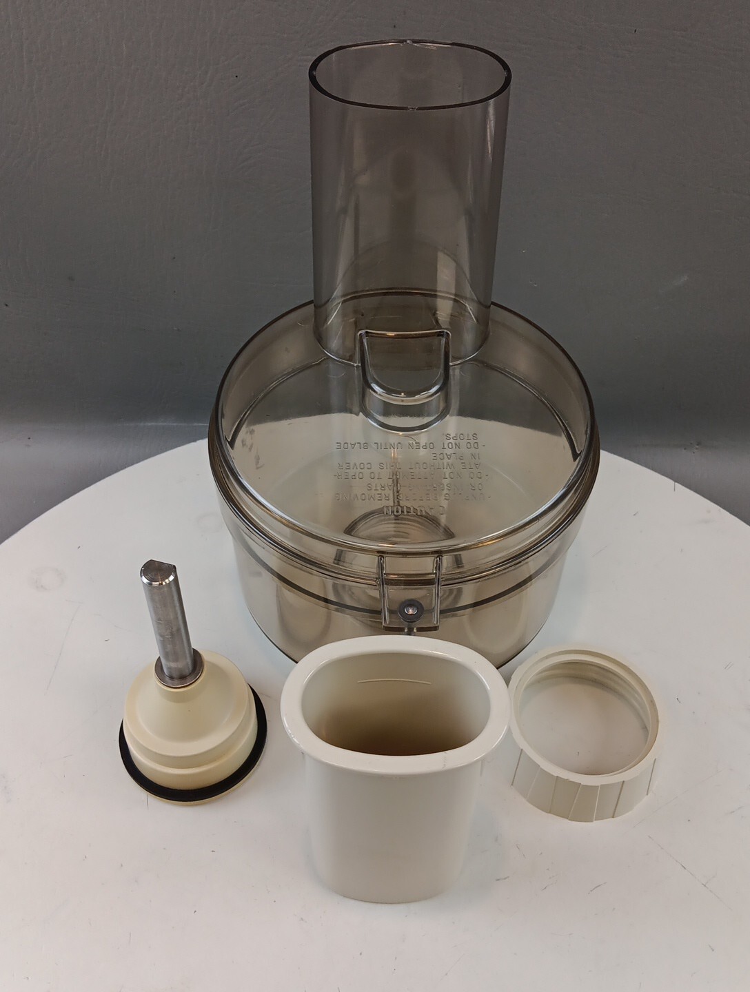 GE Food Processor Replacement Parts – Work Bowl Lid Stem Shaft Nut Plunger 420A