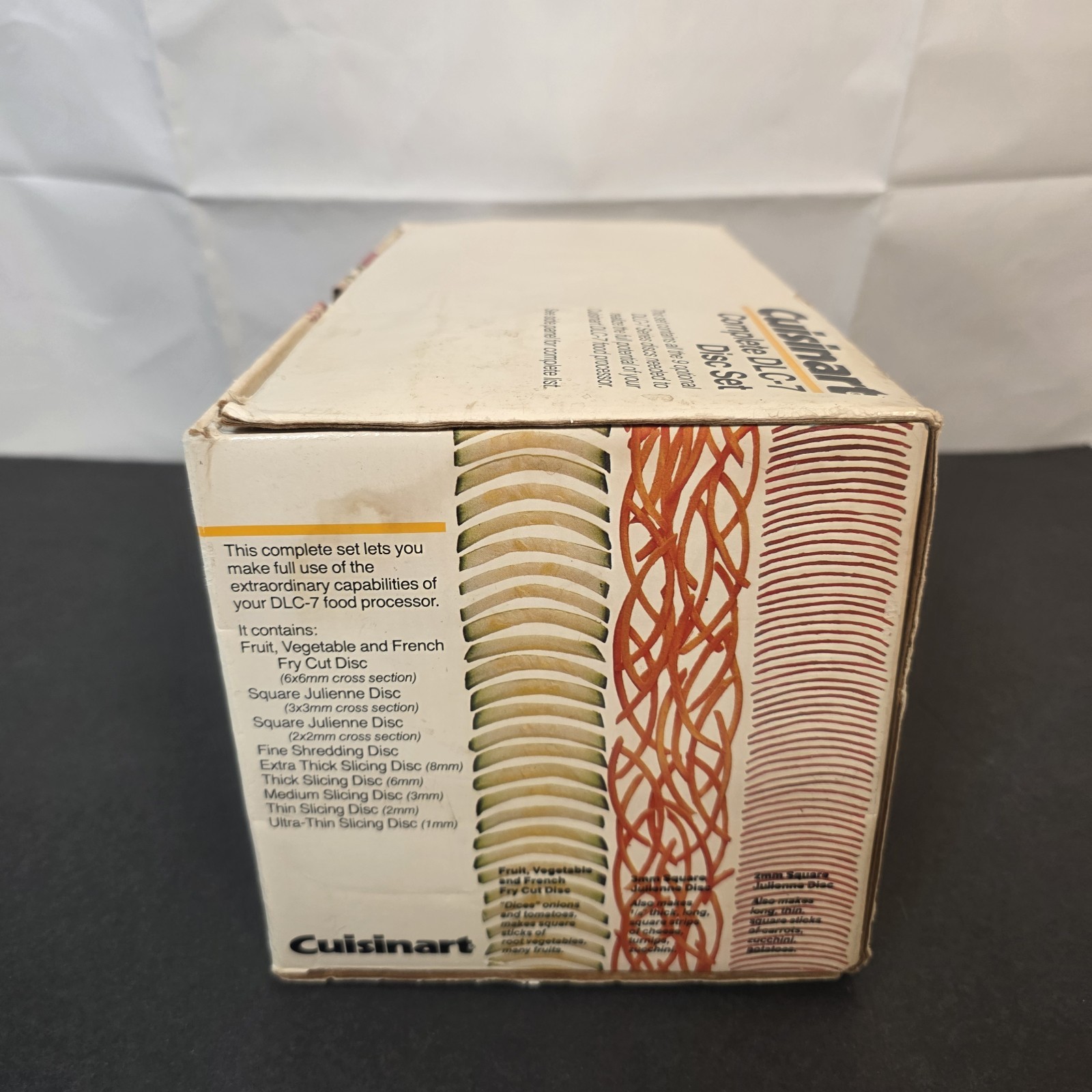Cuisinart Food Processor DLC-7 Complete 9 Disc Set in Original Box Japan