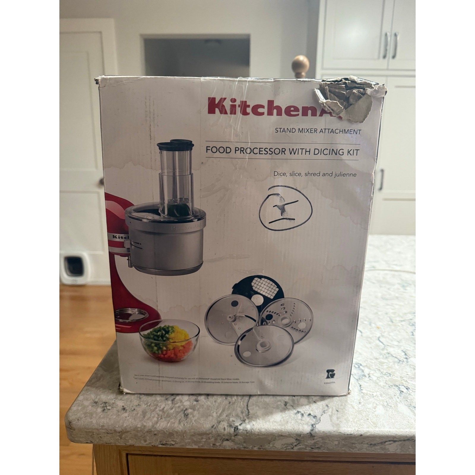 NEW KitchenAid Food Processor with Dicing Kit Attachment JM