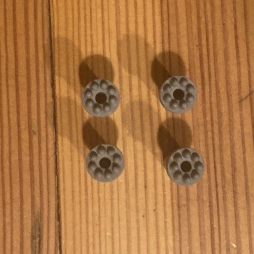 Cuisinart Mini Prep Plus Food Proc. DLC-2A DLC-2AC Part, 4 Rubber Foot Pads Set
