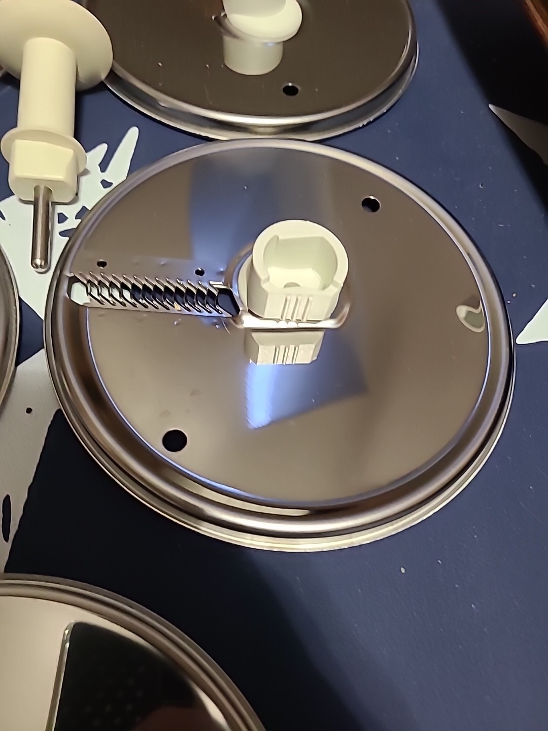 5 KitchenAid Blade Discs For Food Processor 9 or 12 Cup Plus The Stem