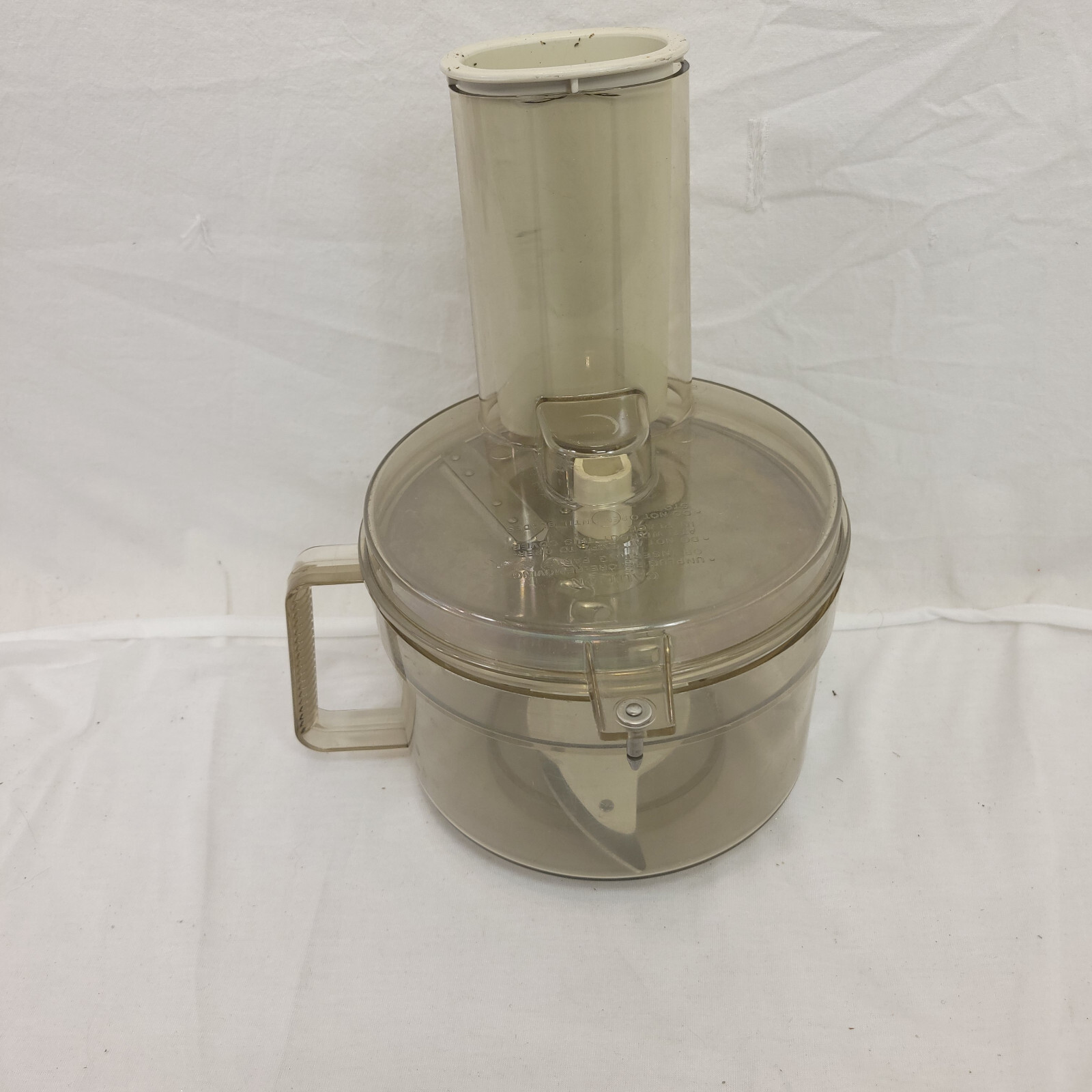 GE General Electric Food Processor D3FP1B Work Bowl Lid Pusher Chop Slice Blades