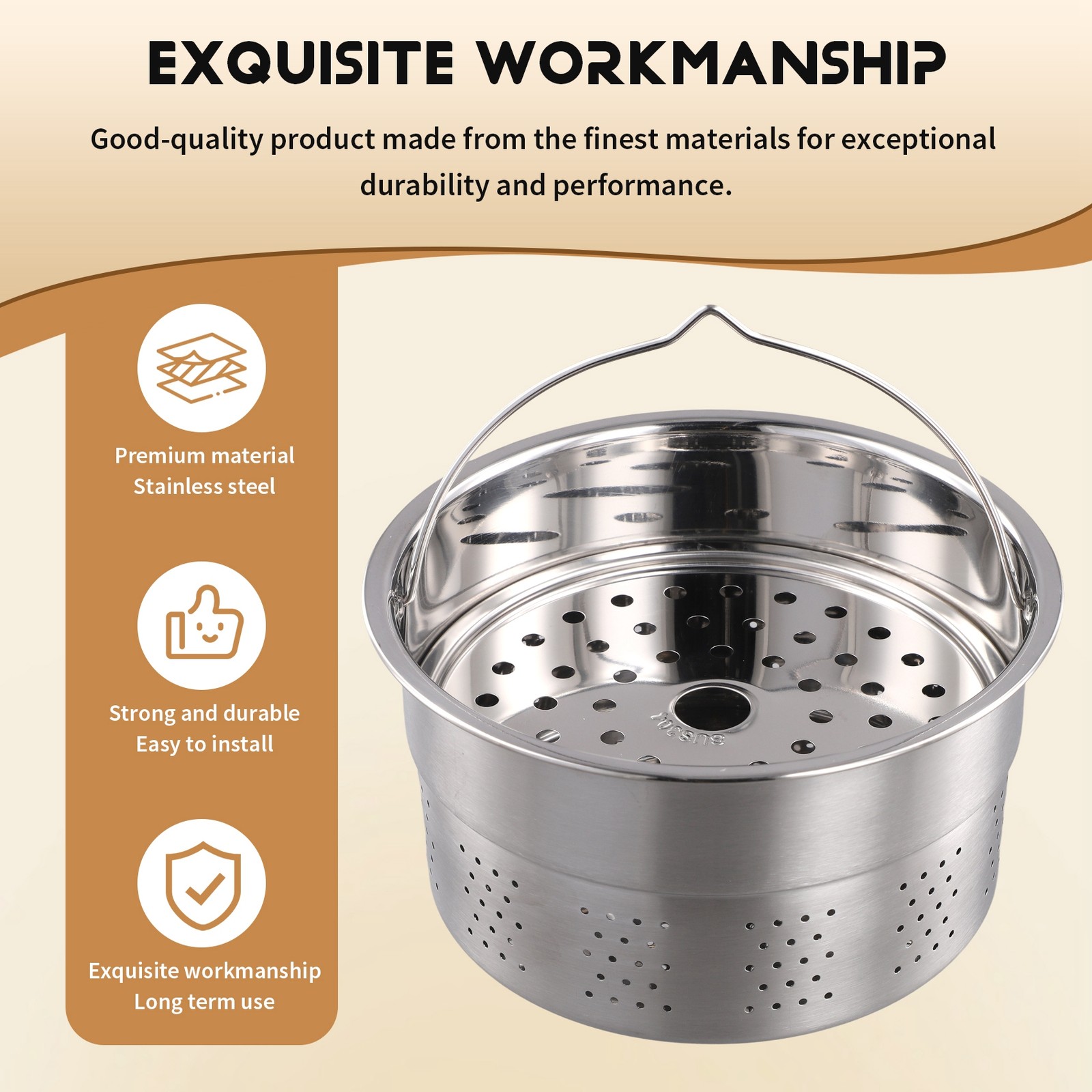 Suitable for TM6 TM5 Stainless Steel Steamer Steamer Accessory,for 1113
