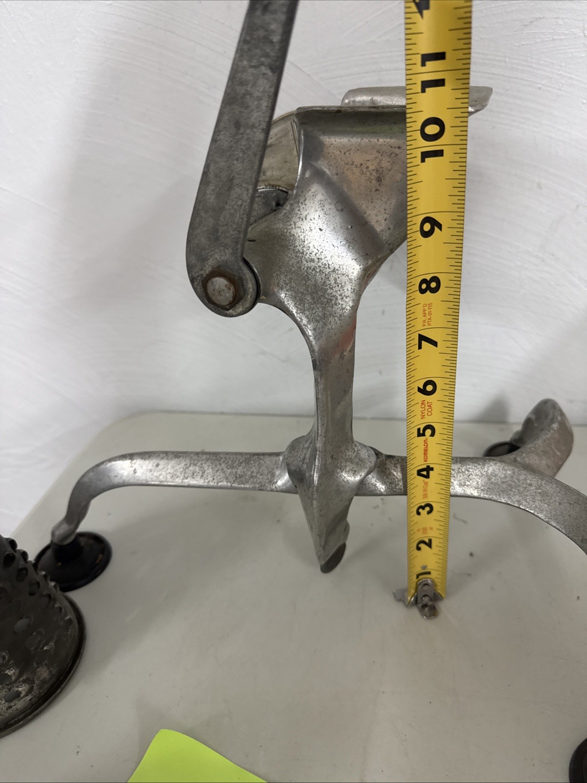 Vintage 1950’s GRISCER Indiana FOOD CUTTER Chopper Shredder-Clamp-On W/Stand USA