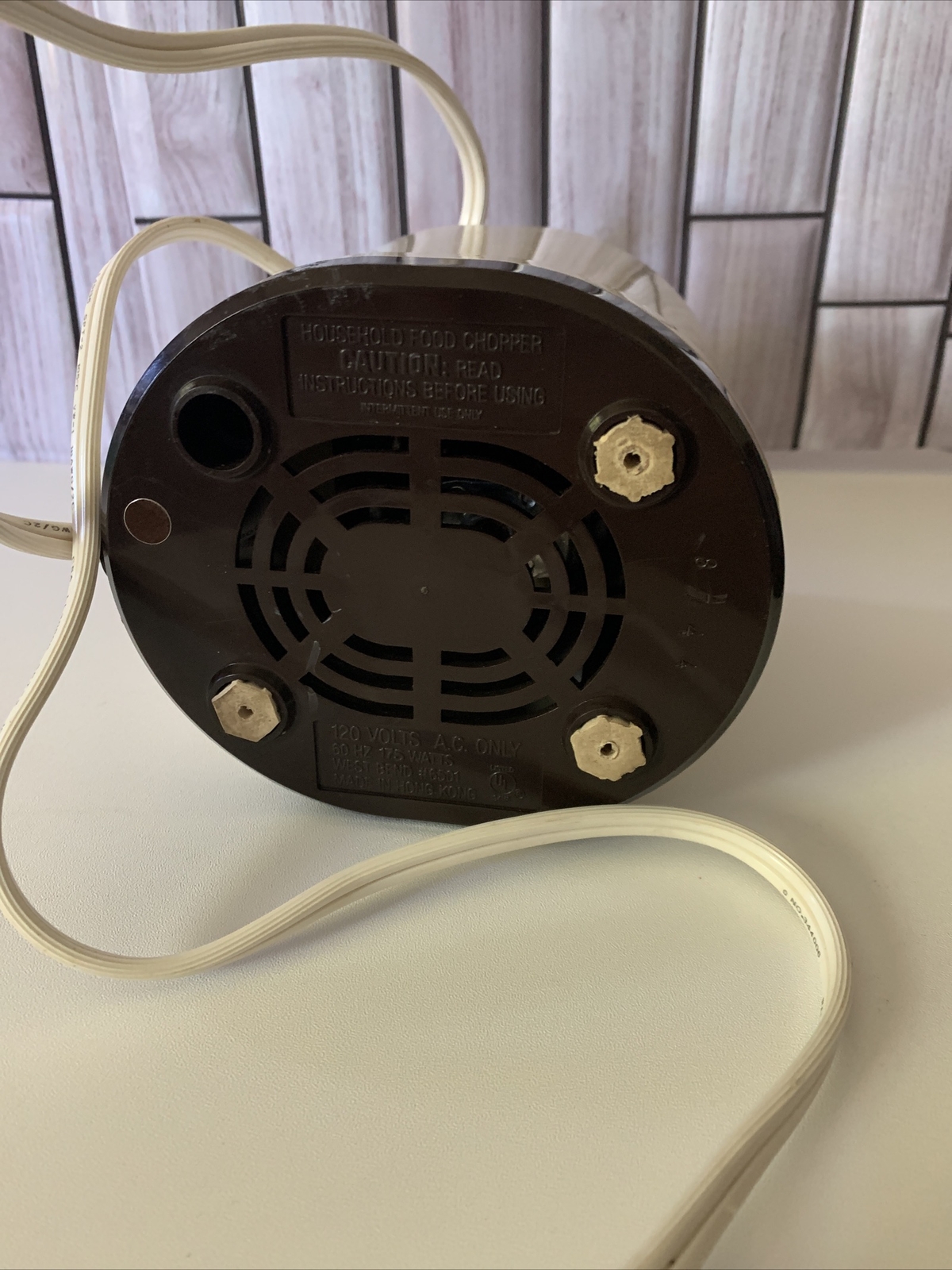 West Bend 6501 Food Chopper Part- motor base unit REPLACEMENT PART “Works”