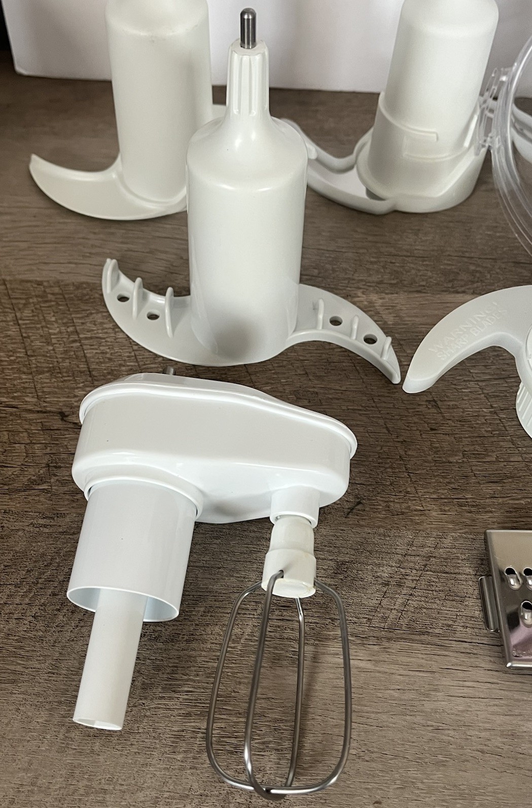 Bravetti Food Processor Accessories For KP80B XX80B Whipper Wisk Juice Extractor