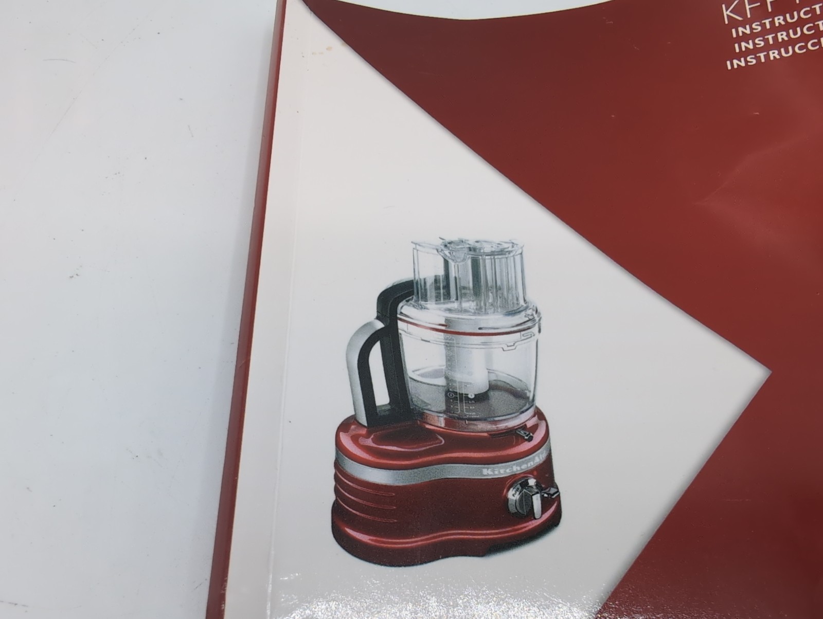 KitchenAid ProLine Food Processor Manual Only 16 Cup KFP1642