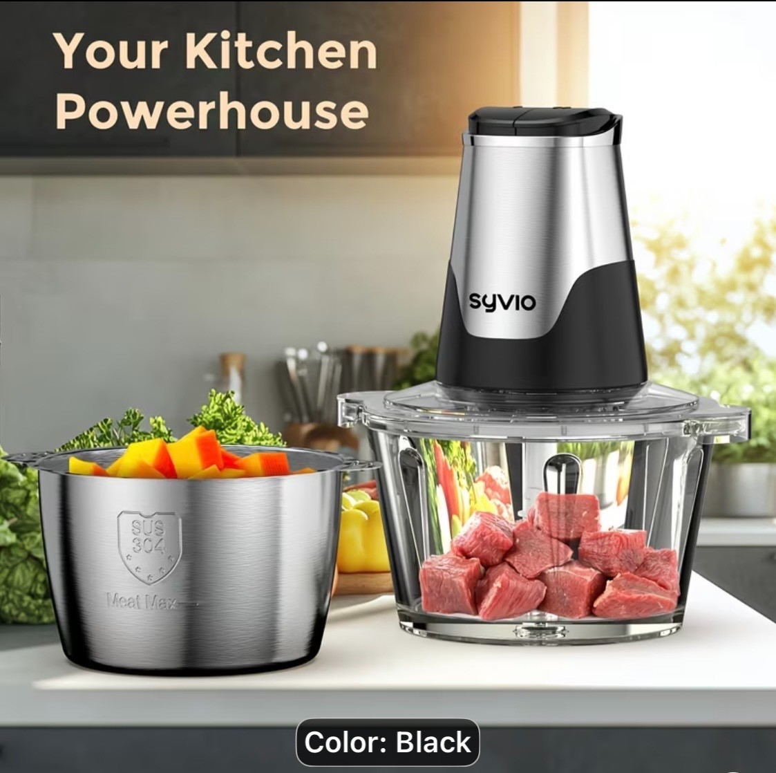 SYVO Food Processor is a kitchen essential for users needed…