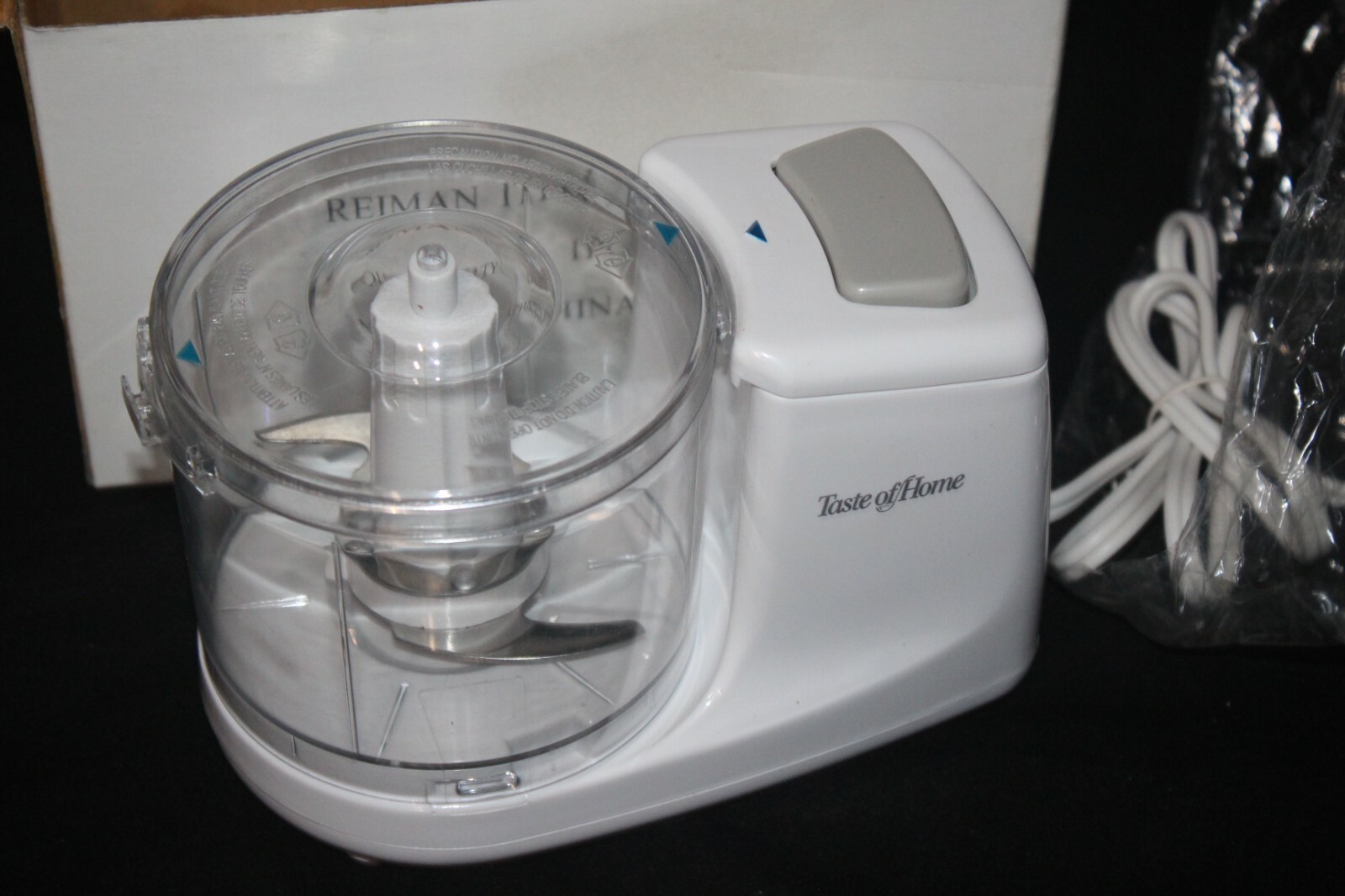 Mini Food Chopper Taste Of Home Electric Model M-1 120v 75w