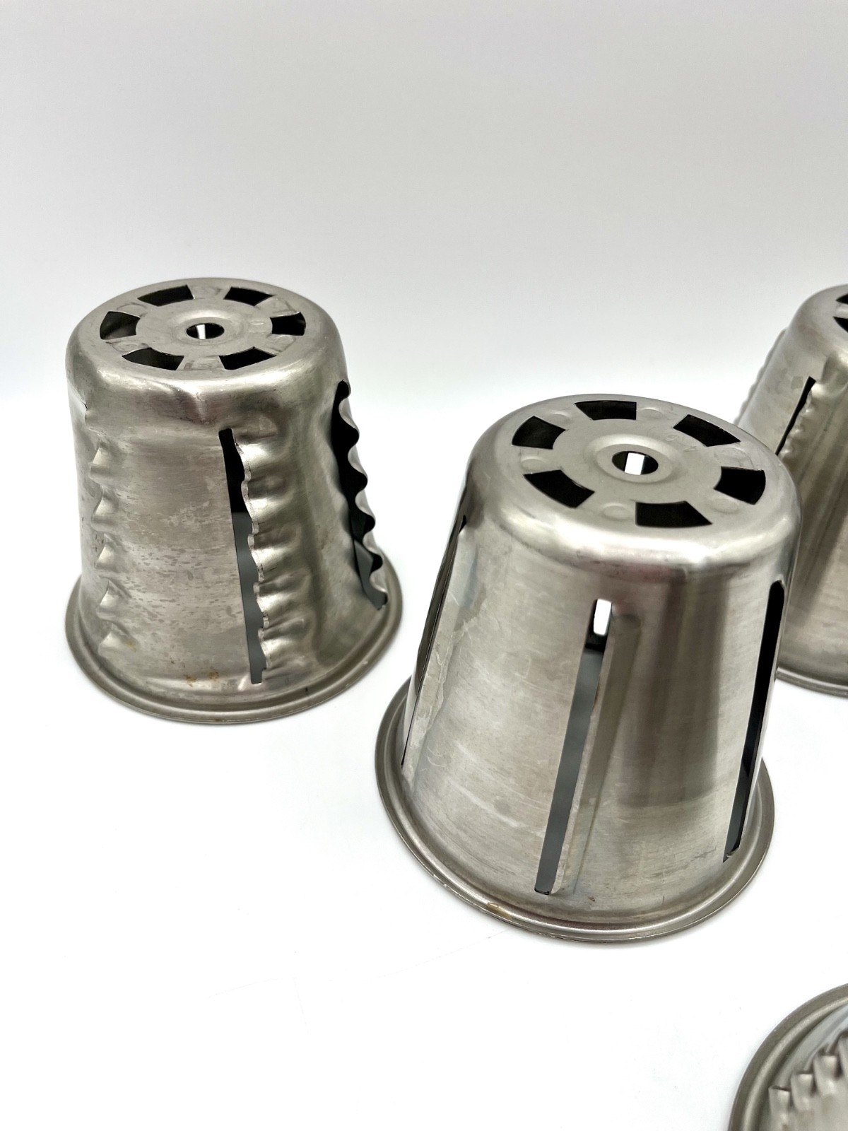 Stainless Steel Replacement Cones Set 5 Food Processor Slicer, Shredder, Grater
