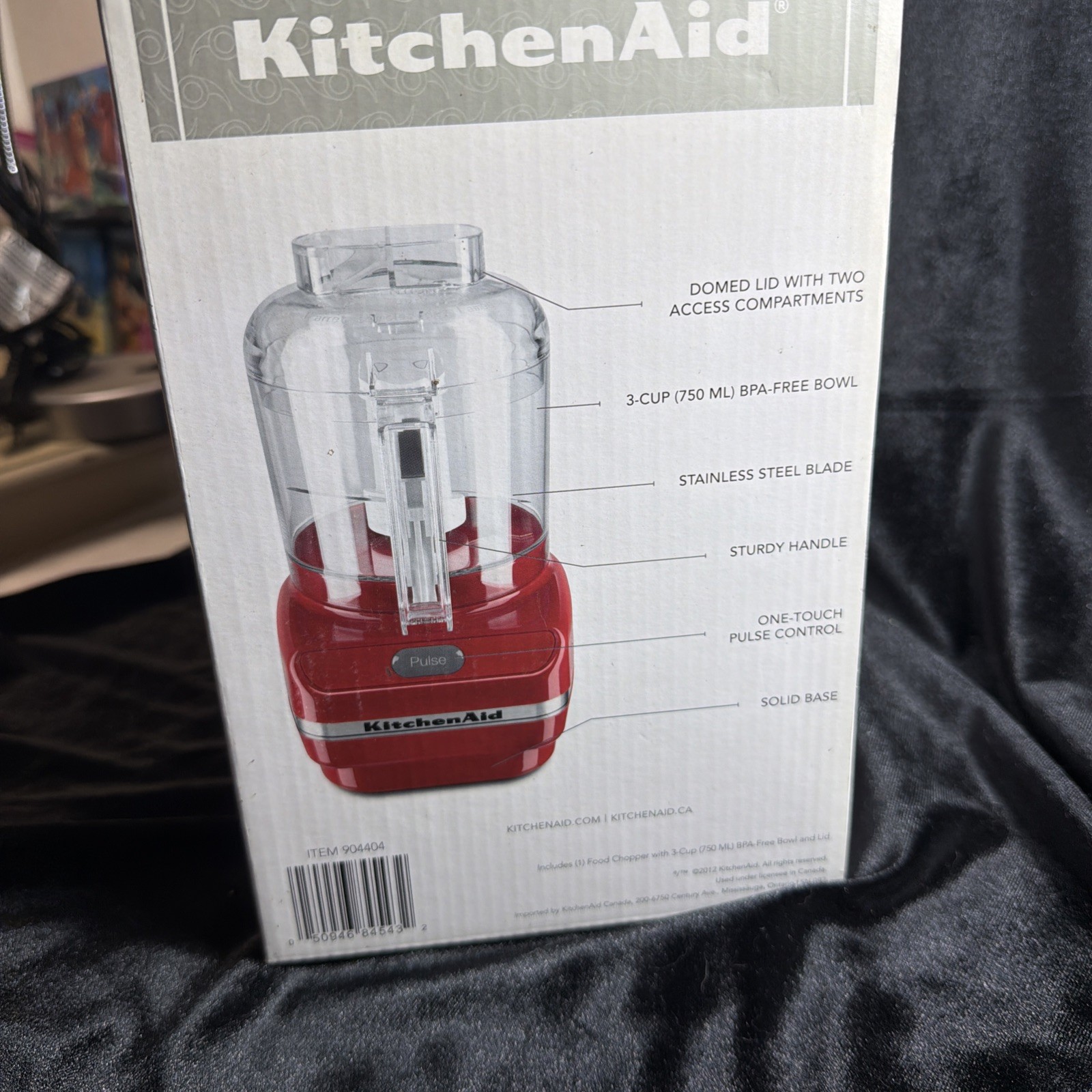 NEW KitchenAid KFC3100 RED Chef’s Chopper Series 3 Cup Food Processor