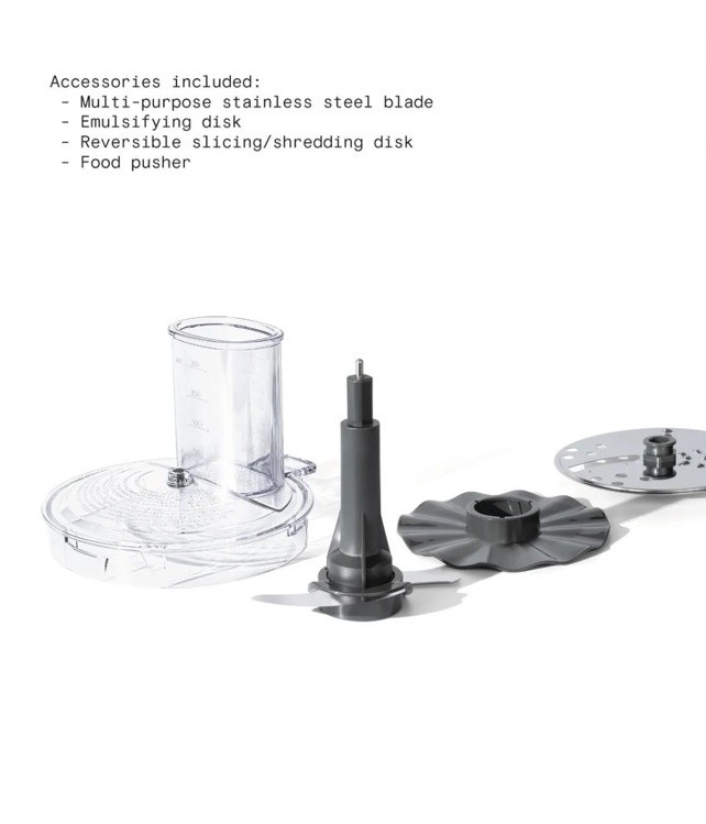 Beautiful 10-Cup Food Processor with Accessories – White Icing by Drew Barrymore