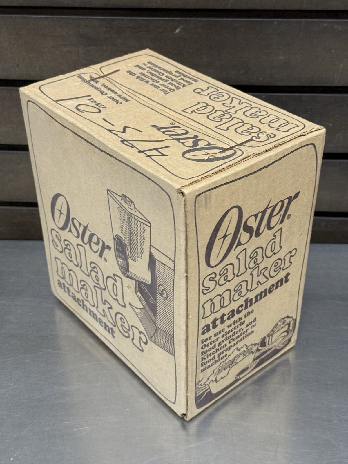 Vintage OSTER Salad Maker Attachment – Cat No. 473-01 New Unopened