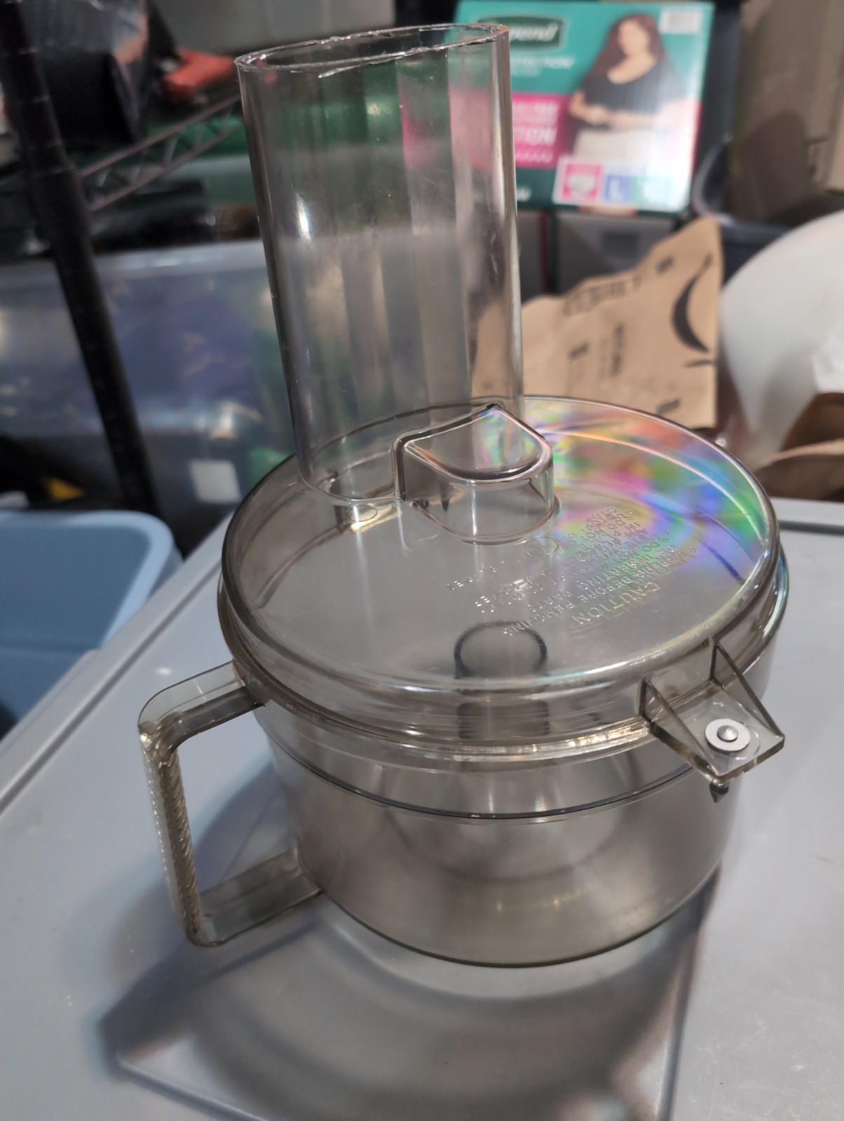 Vintage General Electric GE D1FP1 Work Bowl And Lid Food Processor Part Genuin