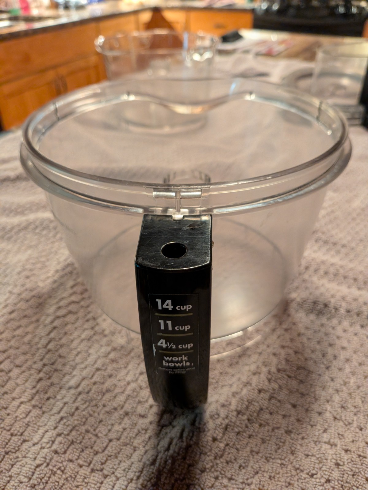 Cuisinart FP-14DC Food Processor Elite Cover, 2 Pushers, 3 Work Bowls