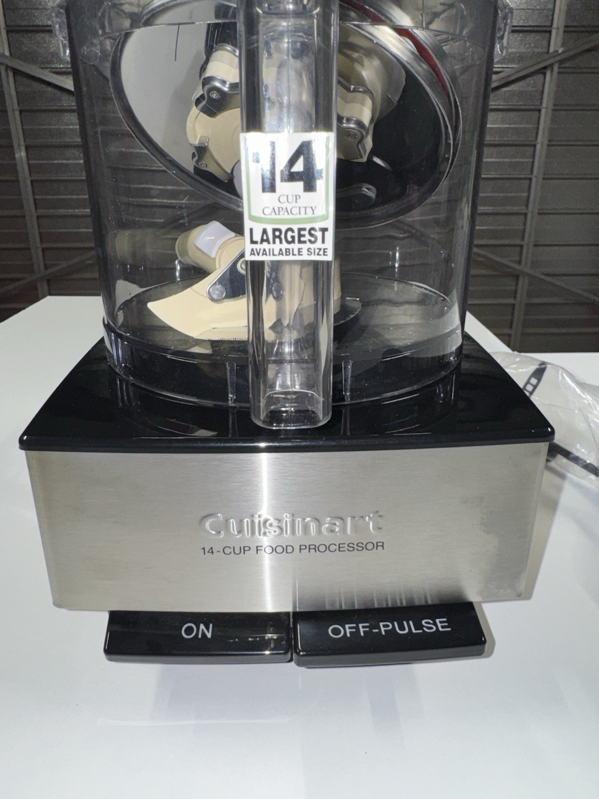 Cuisinart 14-Cup Stainless Steel Food Processor with Pulse Control