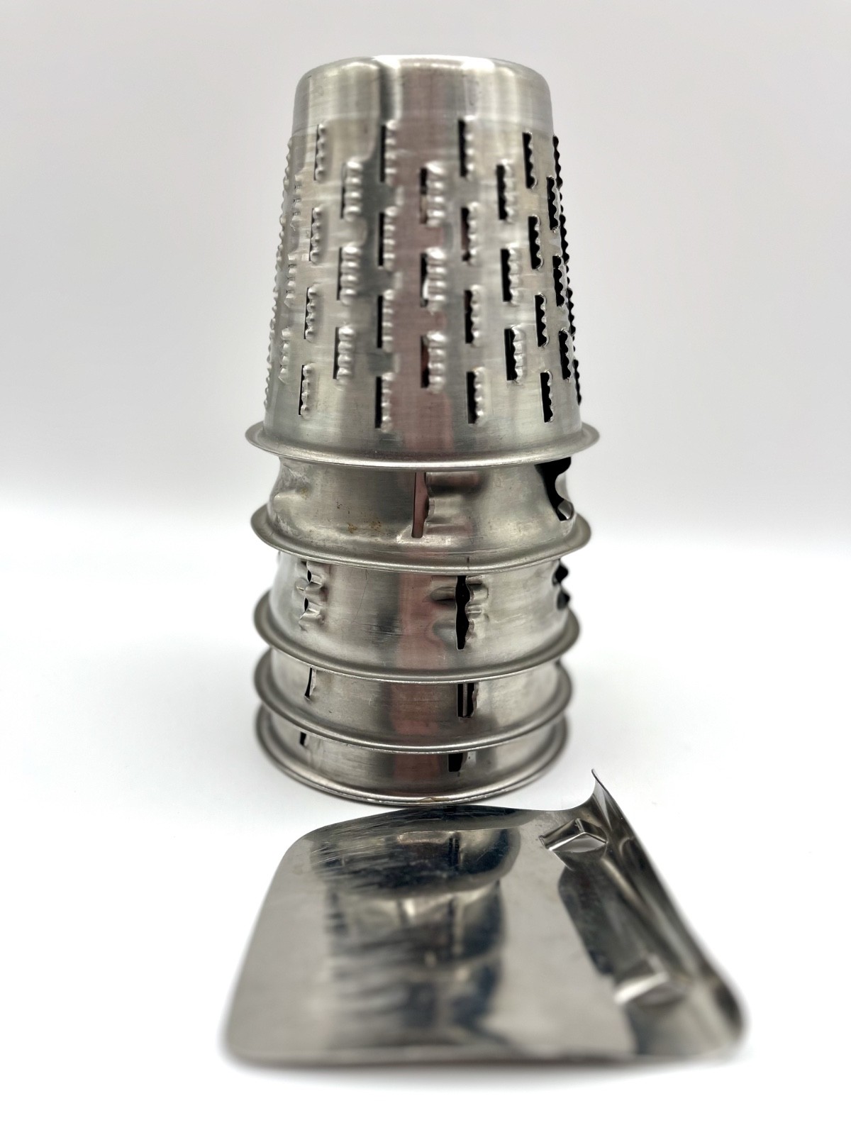 Stainless Steel Replacement Cones Set 5 Food Processor Slicer, Shredder, Grater