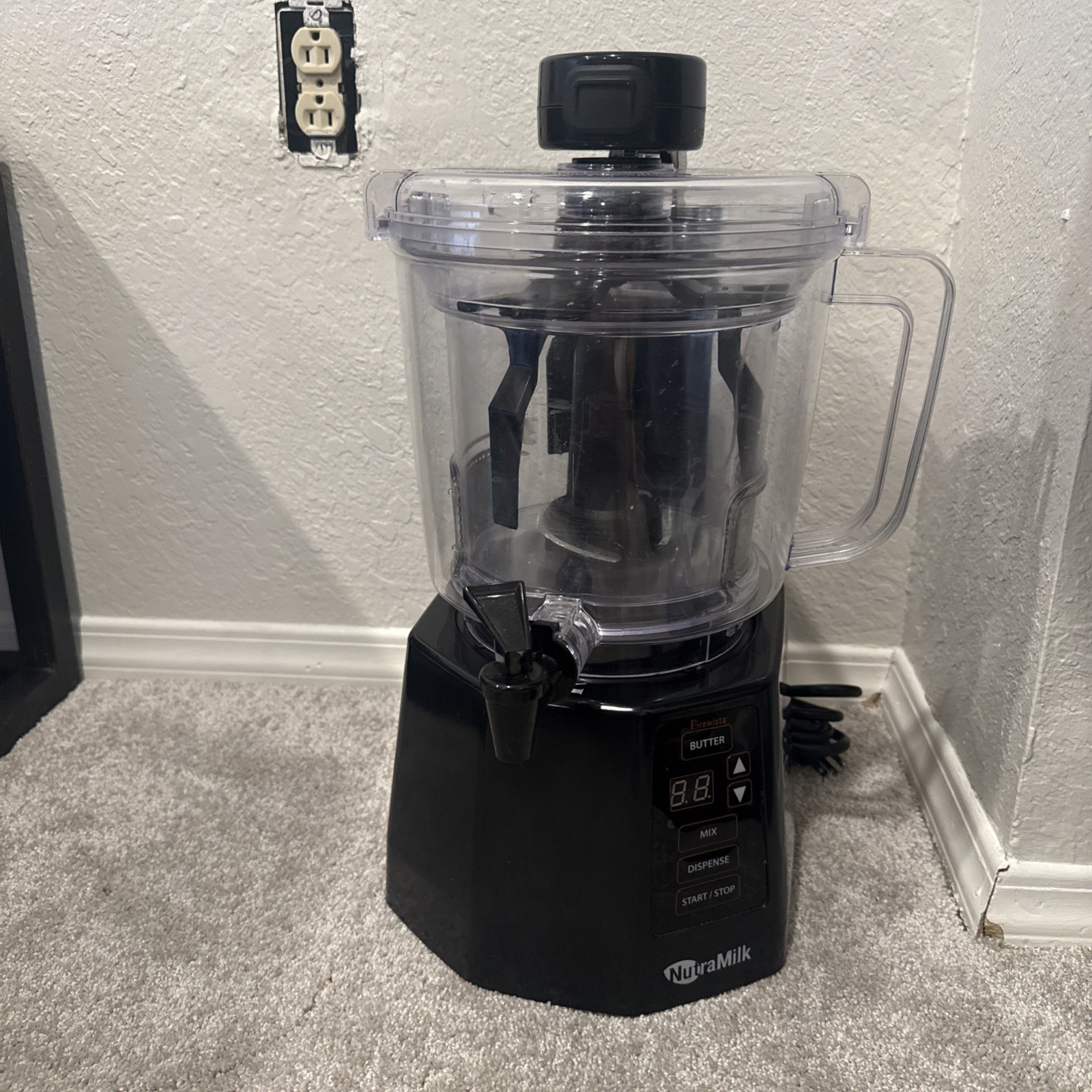 Nutramilk Nut Milk and Butter Maker Machine Processor Brewista Tested/Works