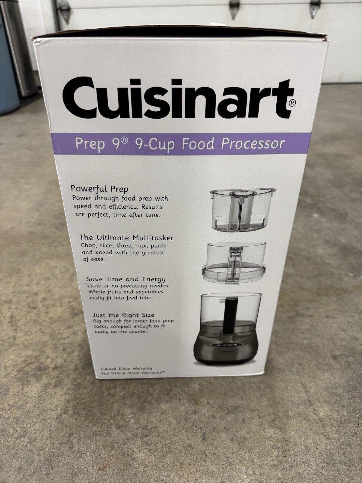 Cuisinart Prep 9-Cup Food Processor with Brushed Stainless Finish,