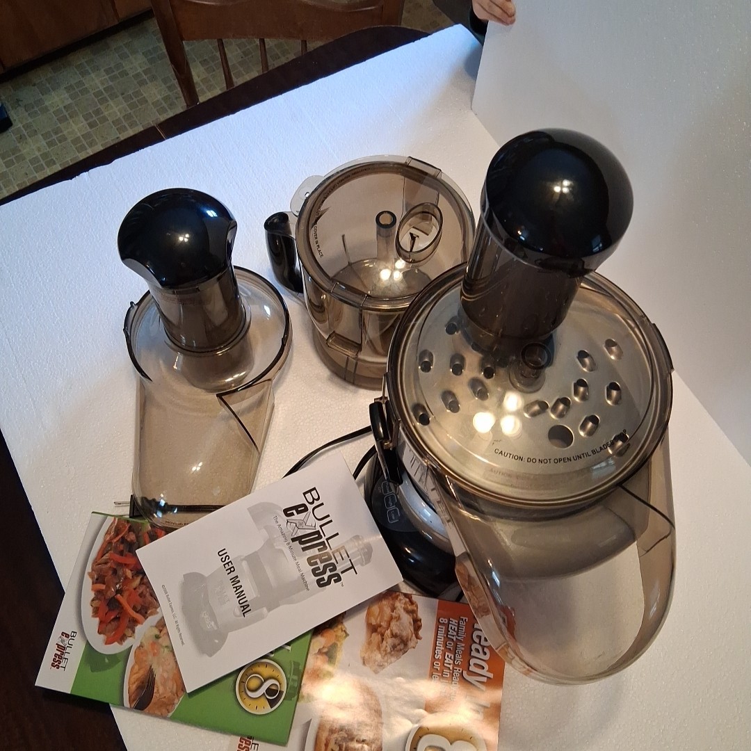 Bullet Express Meal Machine Food Processer MISSING FLAT BLADE, BLADE REMOVER, et