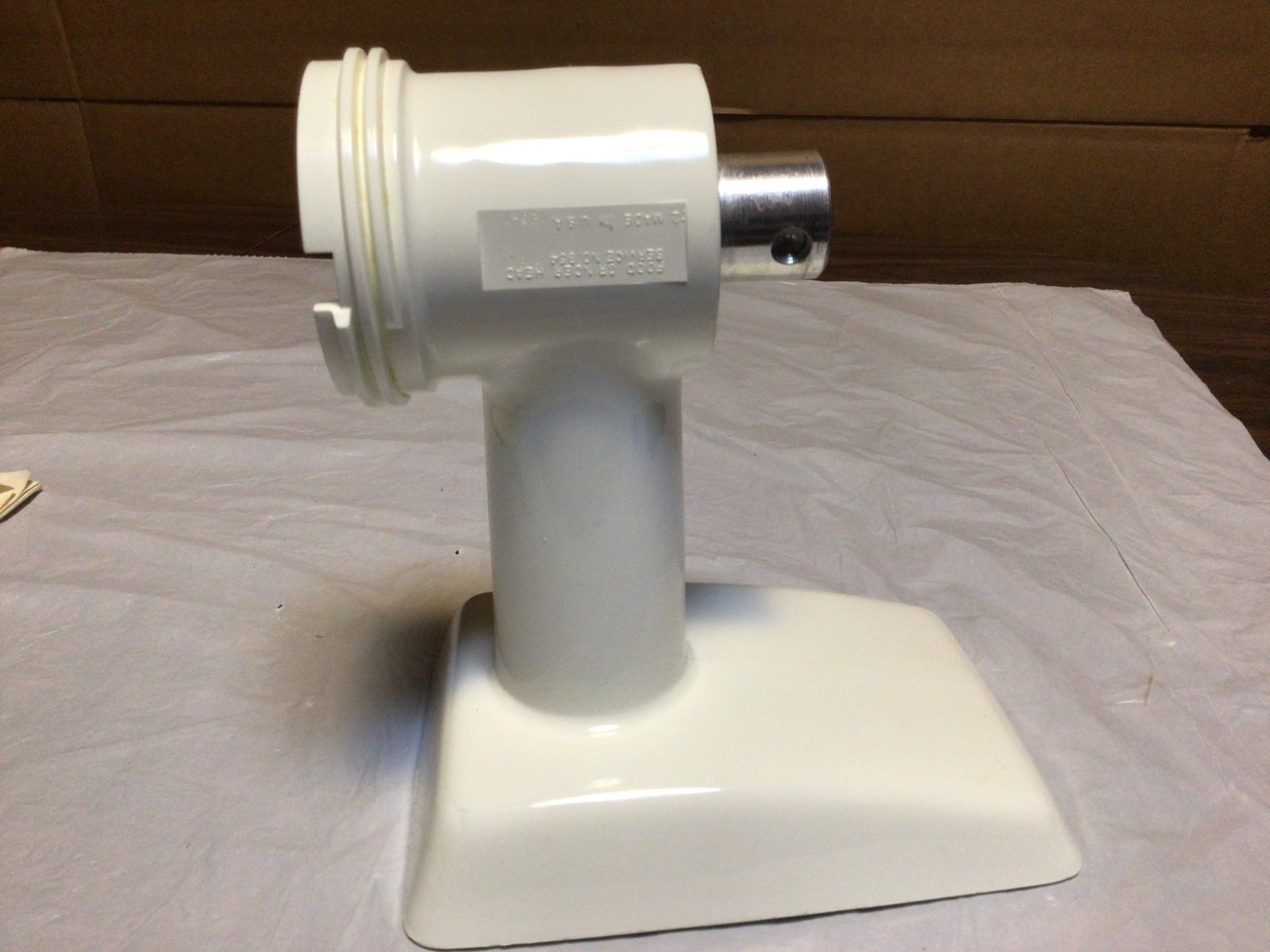 Vtg Oster Kitchen Center Food Grinder Head & Pasta Making Accessories W/ Book