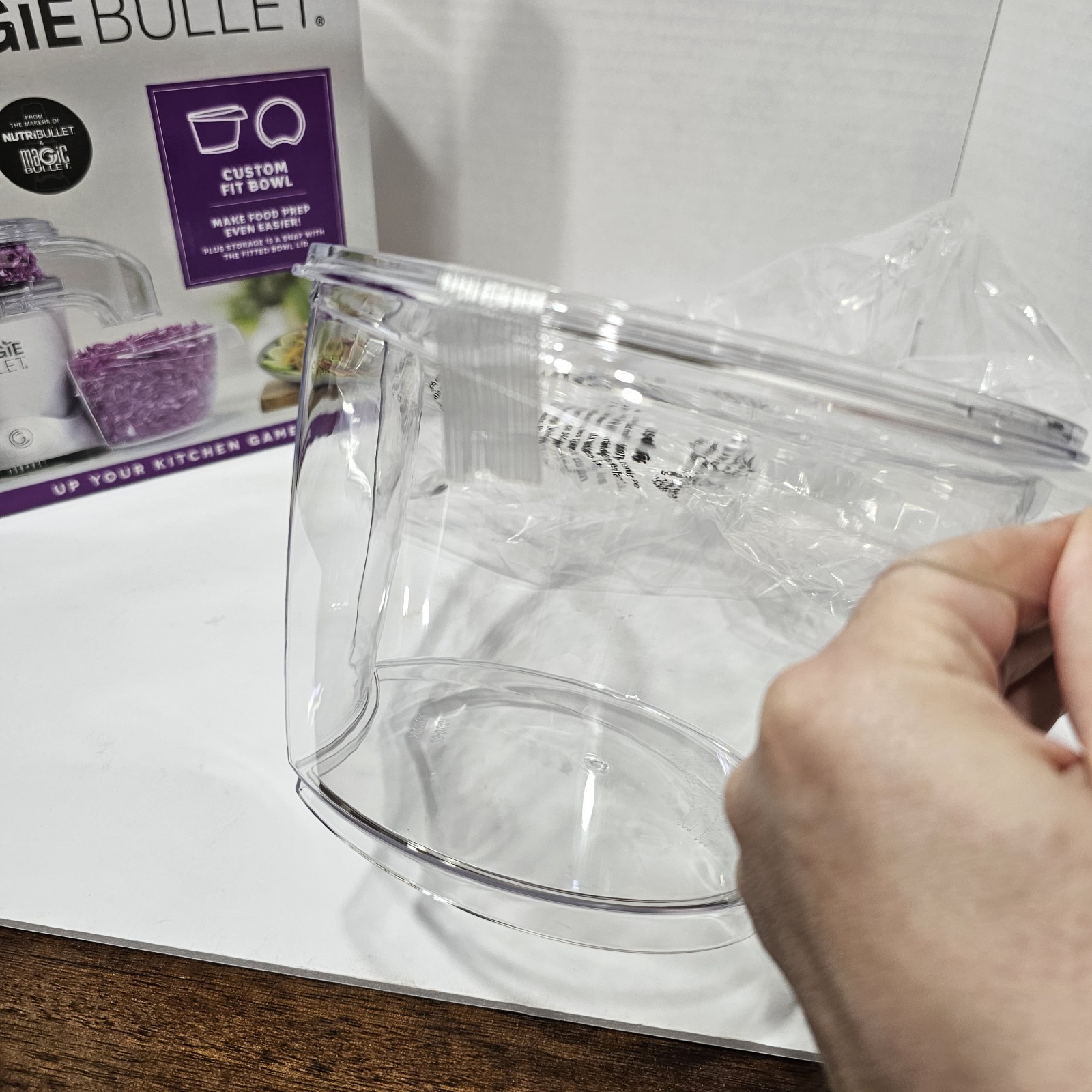 Veggie Bullet Custom Fit Bowl and Lid VB-BX045-23 New/Open Box