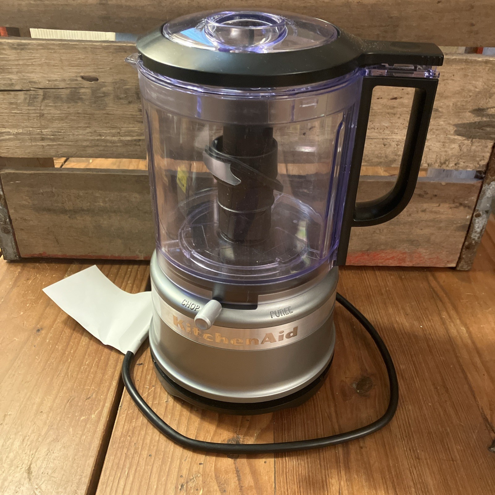 Kitchen Aid Household Food Processor KFC0516 Silver TESTED WORKING