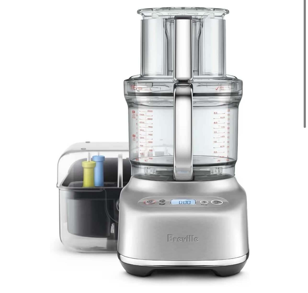 Breville BFP810 Sous Chef 16 Cup Food Processor, Large, Brushed Stainless Steel