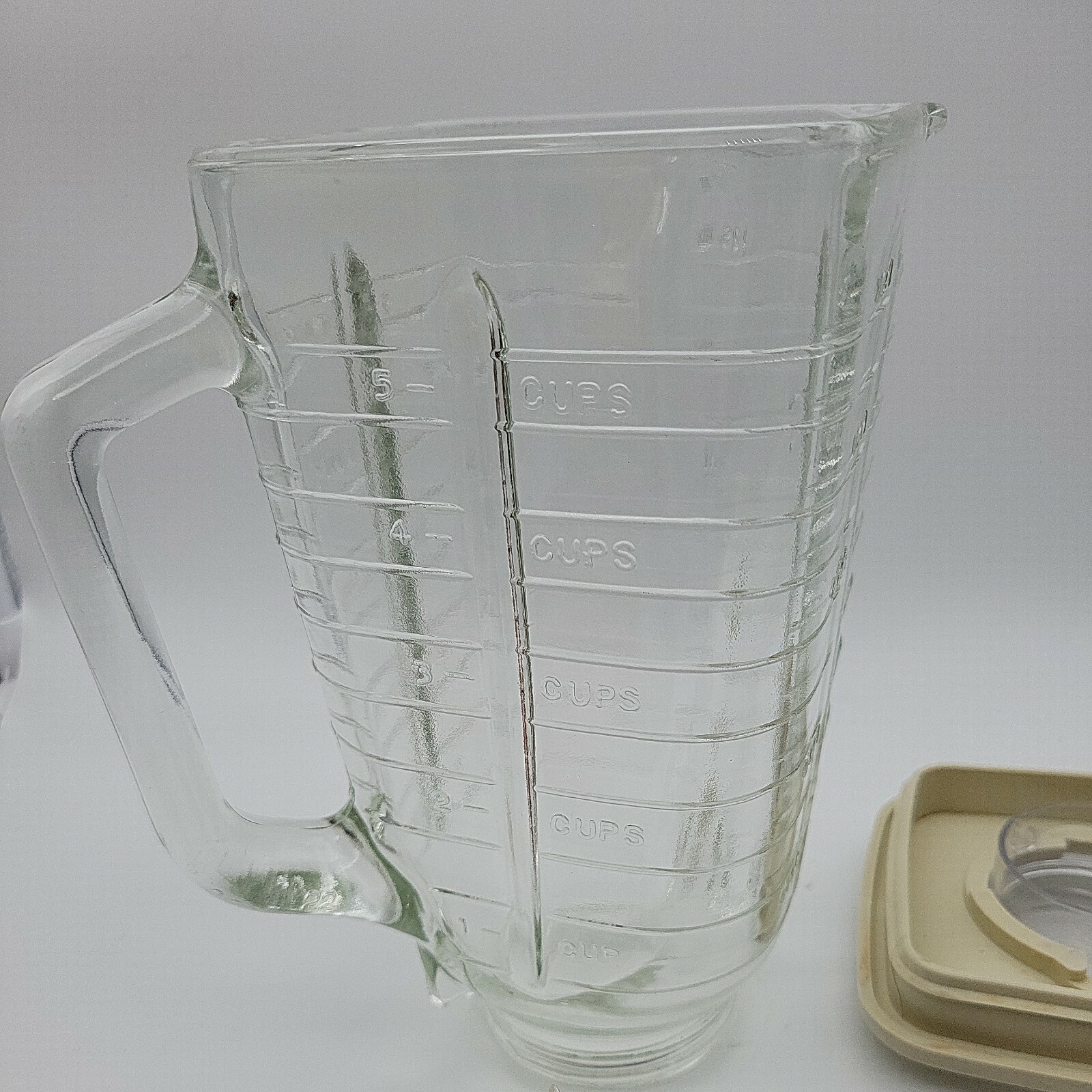 Oster Kitchen Center BLENDER JAR 5 Cup Glass Pitcher with Lid Blade