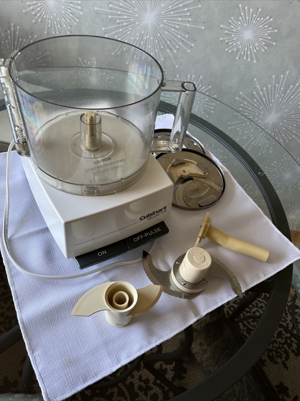 Cuisinart DELUXE 11 Cup Electric Food Processor – 5 Blades Included