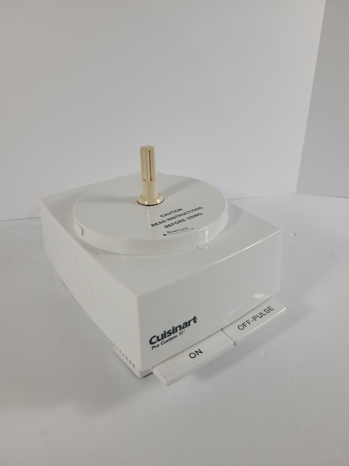 Cuisinart Pro Custom 11 Food Processor Motor Base only White DLC-8S TX WORKS