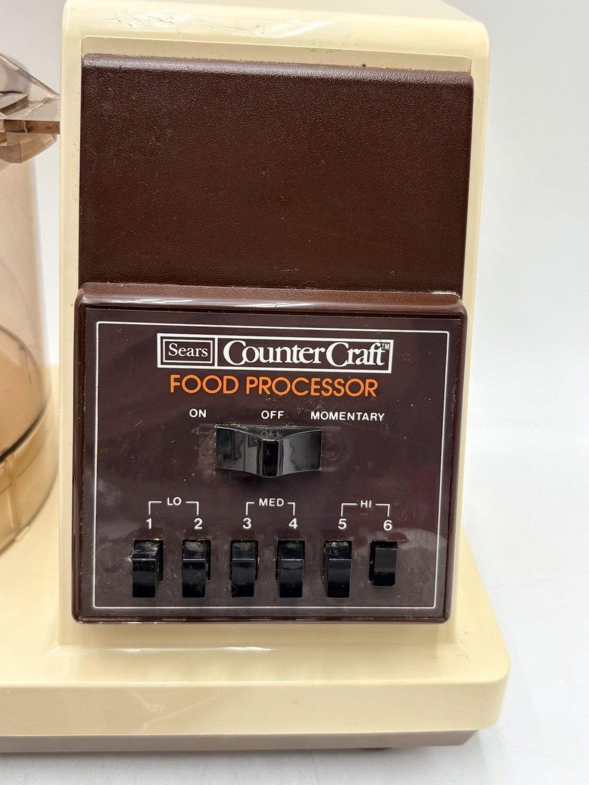 Vintage Sears CounterCraft 6 Speed Food Processor 400.693000 Tested W Box