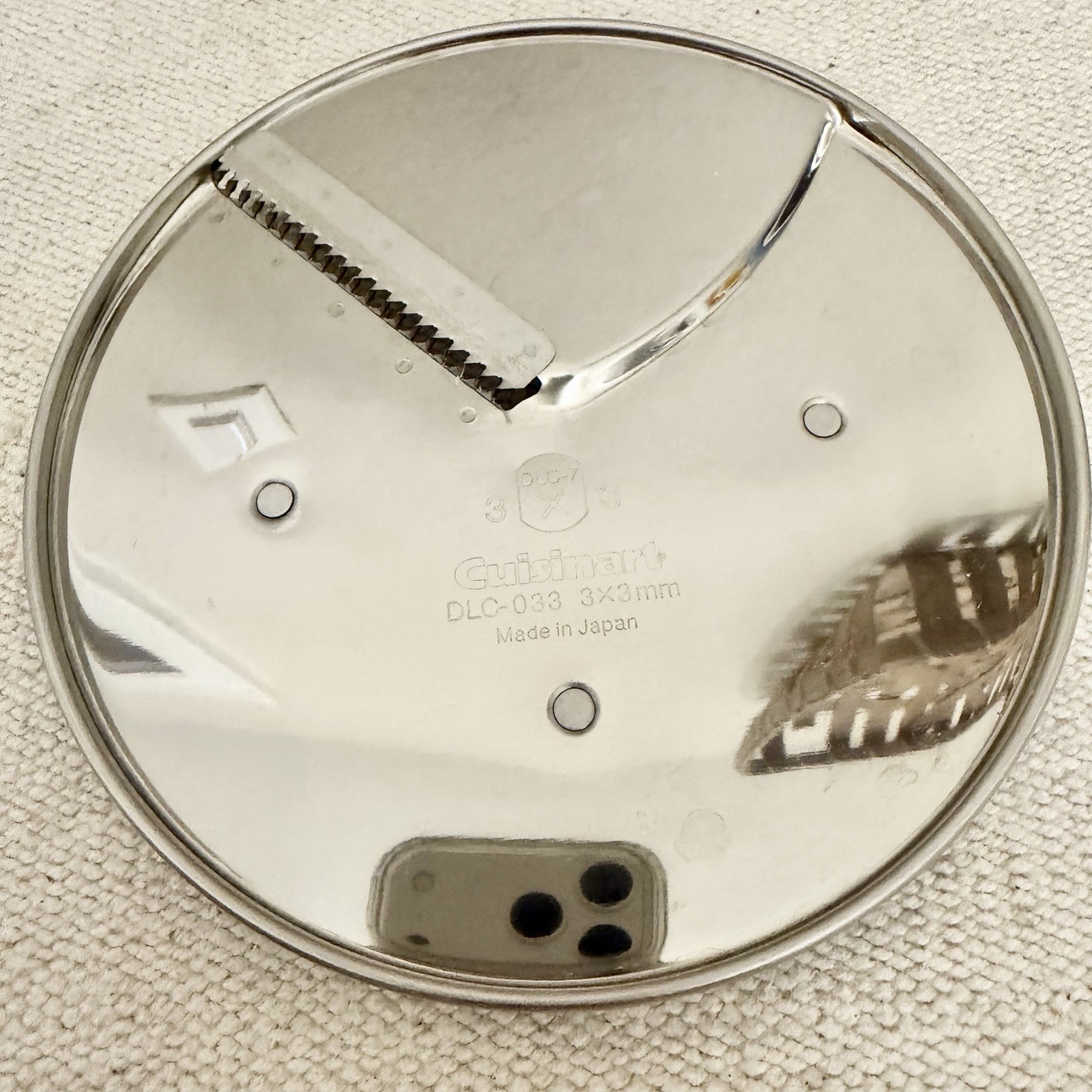 Cuisinart DLC-7 DLC-033 3x3mm Julienne Disc Food Processor Blade Japan