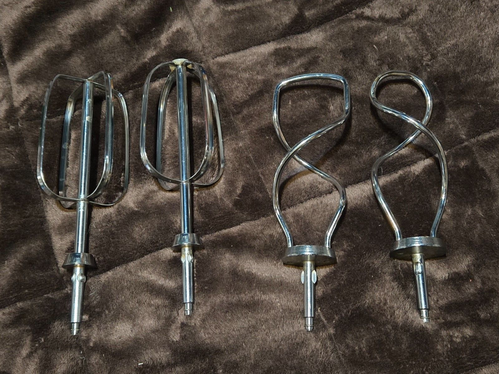 Vintage Oster Regency Kitchen Center REPLACEMENT Mixing BEATER DOUGH 2 Sets of 2