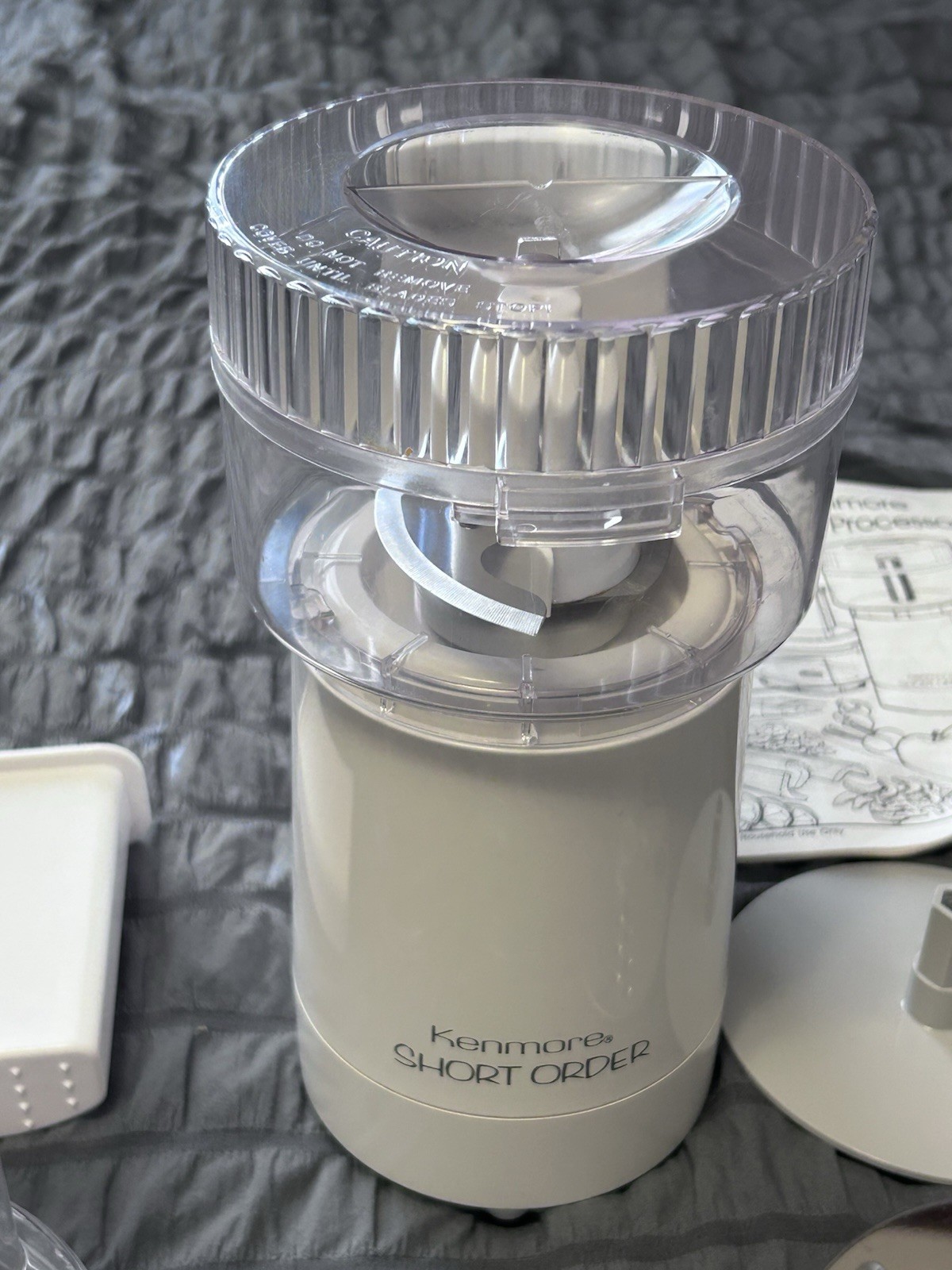 VTG Sears Roebuck & Co. Electric Kenmore Short Order Food Processor 400.69670
