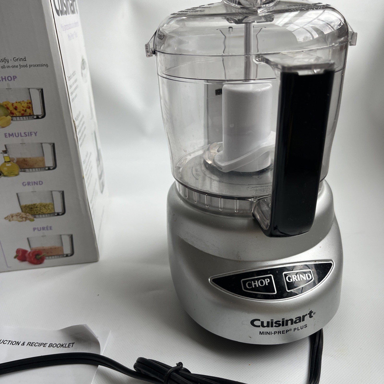 Cuisinart Mini-Prep Plus food processor 3-Cup auto reverse chop, puree,emulsify