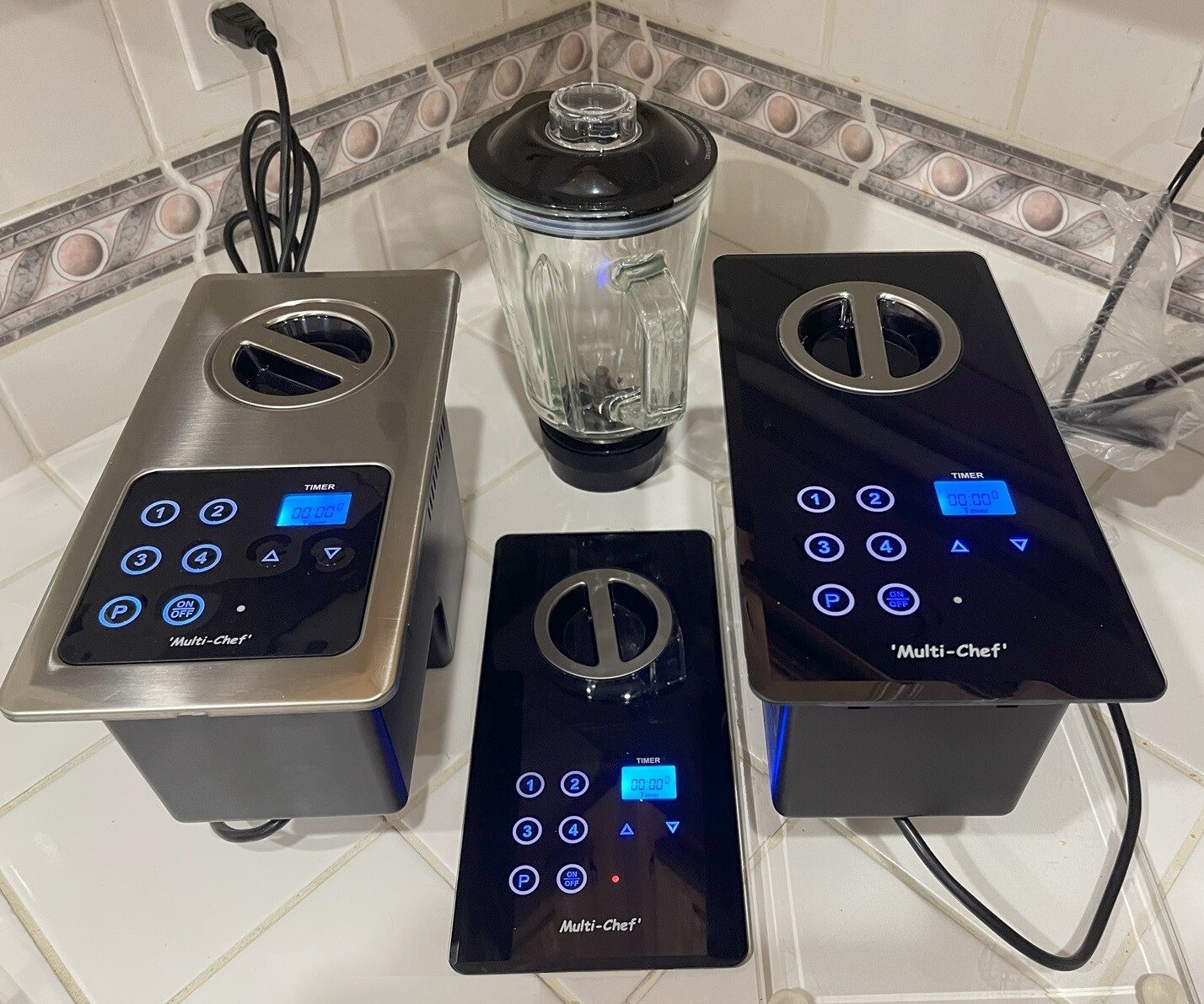 Built-in Blender & Food Processor (re: Nutone Food Center) 1000W in counter moto