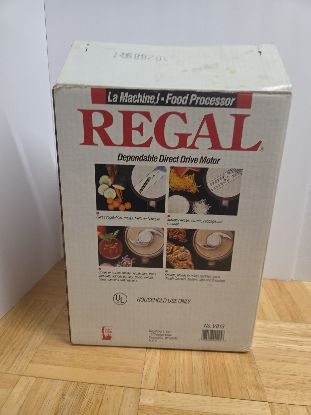 ​Vintage Regal La Machine I Food Processor Model V813 – NEW Open Box – NOS