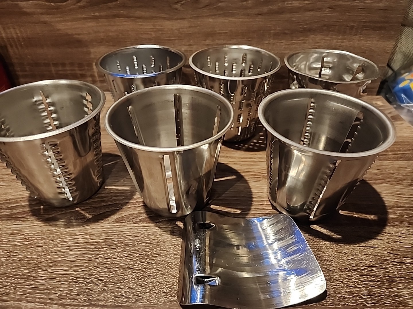Set of 6 Manual Food Processor Cones Slicer Shredder (different types)
